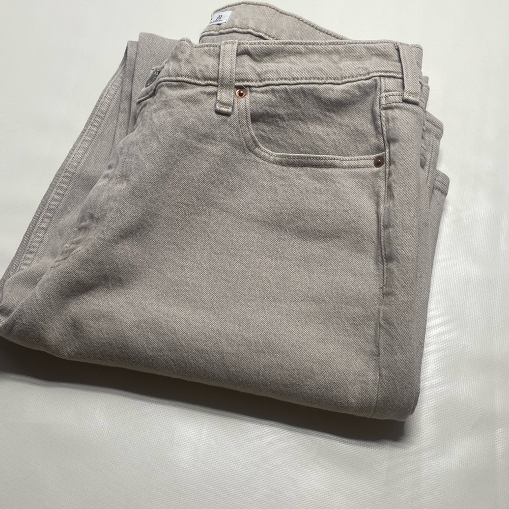 Abercrombie & Fitch Light Beige Denim Jeans - Picture 1 of 5